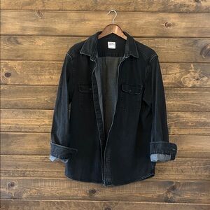 Old Navy Women's Black Jean Jacket